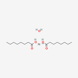 Nickel(2+);octanoic acid;hydrate