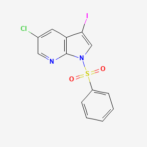 1-Benzenesulfonyl-5-chloro-3-iodo-1H-pyrrolo[2,3-b]pyridine