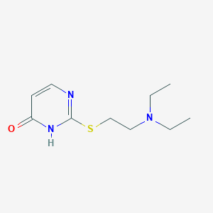 2-((2-(Diethylamino)ethyl)thio)pyrimidin-4(1H)-one