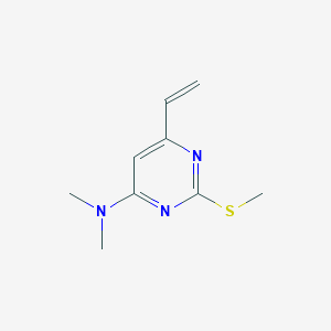 4-Pyrimidinamine, 6-ethenyl-N,N-dimethyl-2-(methylthio)-