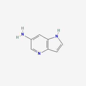 molecular formula C7H7N3 B1291010 1H-Pyrrolo[3,2-b]pyridin-6-amine CAS No. 1015609-67-2