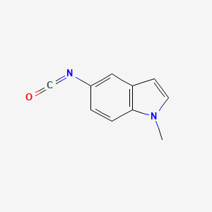 molecular formula C10H8N2O B1291014 5-异氰酸酯-1-甲基-1H-吲哚 CAS No. 884507-16-8