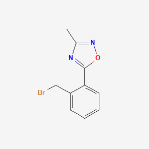 5-[2-(Bromomethyl)phenyl]-3-methyl-1,2,4-oxadiazole