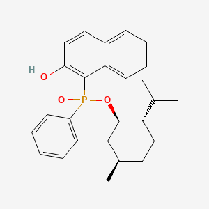 (Rp)-(1R,2S,5R)-2-Isopropyl-5-methylcyclohexyl (2-hydroxynaphthalen-1-yl)(phenyl)phosphinate