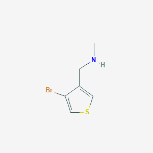 1-(4-bromothiophen-3-yl)-N-methylmethanamine