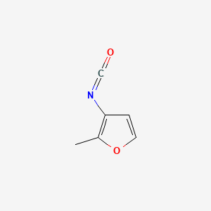 molecular formula C6H5NO2 B1291023 3-Isocyanato-2-methylfuran CAS No. 92183-41-0