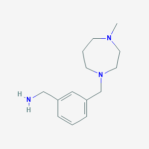 3-[(4-Methylhomopiperazin-1-YL)methyl]benzylamine