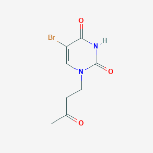 5-Bromo-1-(3-oxobutyl)pyrimidine-2,4(1H,3H)-dione