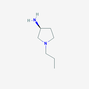 3-Pyrrolidinamine,1-propyl-,(3S)-