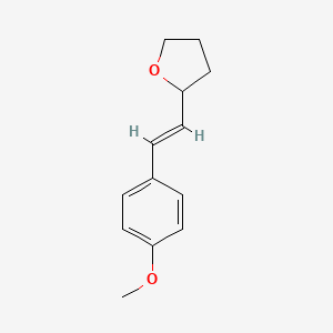 molecular formula C13H16O2 B12910371 (E)-2-(4-Methoxystyryl)tetrahydrofuran 