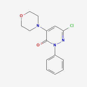 6-Chloro-4-(morpholin-4-yl)-2-phenylpyridazin-3(2H)-one