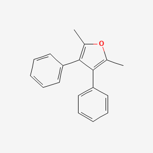 molecular formula C18H16O B12910408 2,5-Dimethyl-3,4-diphenylfuran CAS No. 63806-52-0