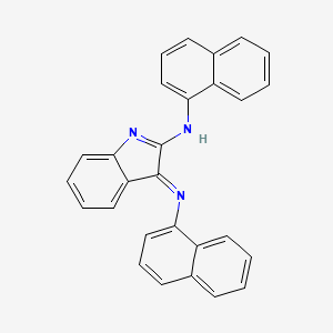 (2Z)-N-(Naphthalen-1-yl)-2-[(naphthalen-1-yl)imino]-2H-indol-3-amine