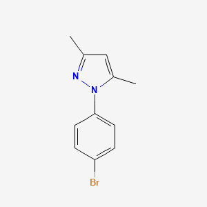 molecular formula C11H11BrN2 B1291042 1-(4-Bromophenyl)-3,5-dimethyl-1H-pyrazole CAS No. 62546-27-4