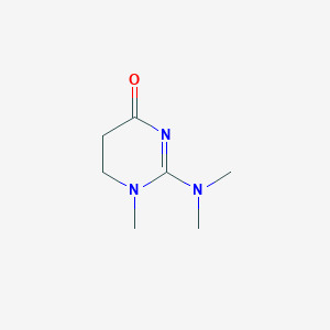 2-(Dimethylamino)-1-methyl-5,6-dihydropyrimidin-4(1H)-one