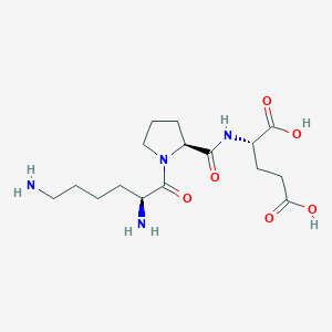 molecular formula C16H28N4O6 B12910482 Lys-Pro-Glu 