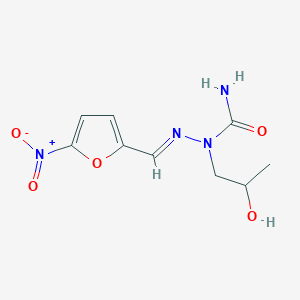 1-(2-Hydroxypropyl)-1-[(5-nitro-2-furyl)methylideneamino]urea