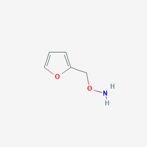 molecular formula C5H7NO2 B12910539 O-[(Furan-2-yl)methyl]hydroxylamine CAS No. 39854-56-3