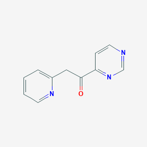 2-(Pyridin-2-yl)-1-(pyrimidin-4-yl)ethanone