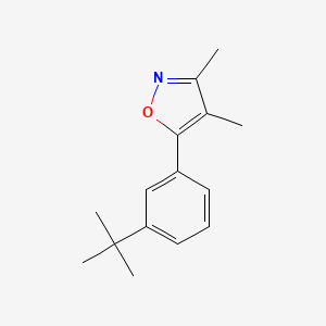 5-(3-tert-Butylphenyl)-3,4-dimethyl-1,2-oxazole