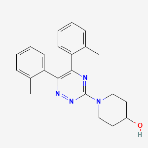 1-[5,6-Bis(2-methylphenyl)-1,2,4-triazin-3-yl]piperidin-4-ol