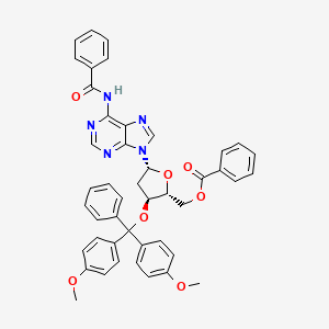 N-Benzoyl-5'-O-benzoyl-3'-O-[bis(4-methoxyphenyl)(phenyl)methyl]-2'-deoxyadenosine