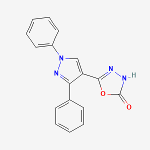 5-(1,3-Diphenyl-1H-pyrazol-4-yl)-1,3,4-oxadiazol-2(3H)-one