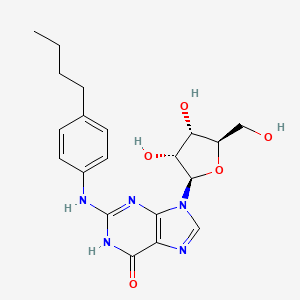 N-(4-Butylphenyl)guanosine