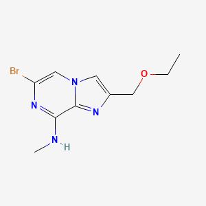 6-Bromo-2-(ethoxymethyl)-N-methylimidazo[1,2-a]pyrazin-8-amine