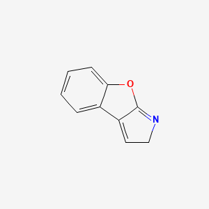 molecular formula C10H7NO B12910681 2H-Benzofuro[2,3-B]pyrrole 