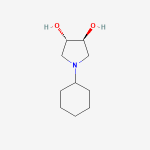 (3S,4S)-1-cyclohexylpyrrolidine-3,4-diol