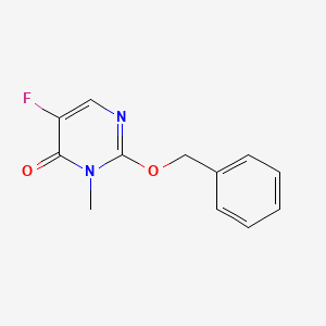 2-(Benzyloxy)-5-fluoro-3-methylpyrimidin-4(3H)-one