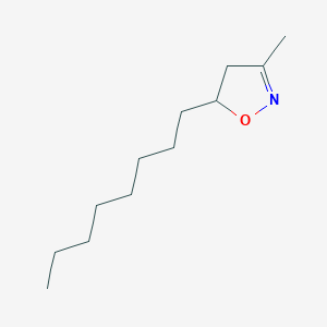 3-Methyl-5-octyl-4,5-dihydro-1,2-oxazole