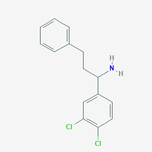 1-(3,4-Dichlorophenyl)-3-phenylpropan-1-amine