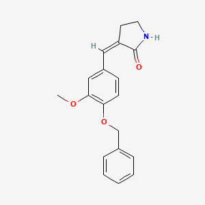 3-(4-(Benzyloxy)-3-methoxybenzylidene)pyrrolidin-2-one