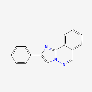 molecular formula C16H11N3 B12910760 2-Phenylimidazo[2,1-A]phthalazine CAS No. 53827-58-0