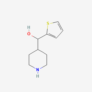 molecular formula C10H15NOS B1291077 Piperidin-4-yl(2-thienyl)methanol CAS No. 938458-94-7