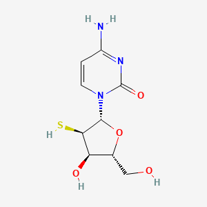 molecular formula C9H13N3O4S B12910770 Cytidine, 2'-thio- CAS No. 75330-77-7