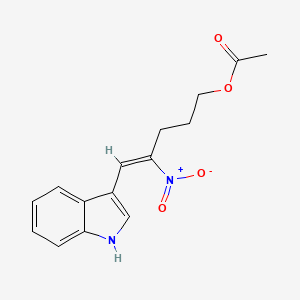 5-(1h-Indol-3-yl)-4-nitropent-4-en-1-yl acetate