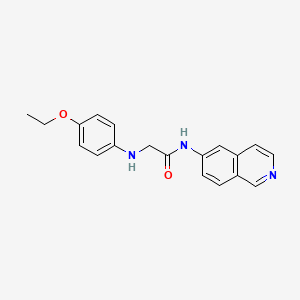 molecular formula C19H19N3O2 B12910844 2-((4-ethoxyphenyl)amino)-N-(isoquinolin-6-yl)acetamide CAS No. 920513-46-8