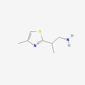 2-(4-Methylthiazol-2-yl)propan-1-amine