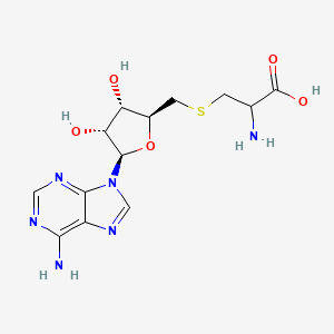 2-Amino-3-((((2S,3S,4R,5R)-5-(6-amino-9H-purin-9-yl)-3,4-dihydroxytetrahydrofuran-2-yl)methyl)thio)propanoic acid