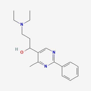 3-(Diethylamino)-1-(4-methyl-2-phenylpyrimidin-5-yl)propan-1-ol