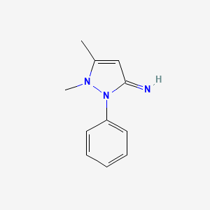 1,5-dimethyl-2-phenyl-1H-pyrazol-3(2H)-imine