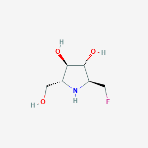 (2S,3R,4R,5R)-2-(fluoromethyl)-5-(hydroxymethyl)pyrrolidine-3,4-diol