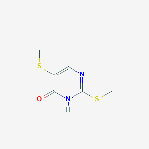 2,5-bis(methylsulfanyl)-1H-pyrimidin-6-one