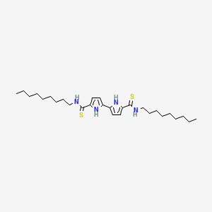 [2,2'-Bi-1H-pyrrole]-5,5'-dicarbothioamide, N,N'-dinonyl-