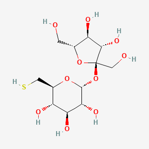 molecular formula C12H22O10S B12911018 alpha-D-Glucopyranoside, beta-D-fructofuranosyl 6-thio- CAS No. 92596-11-7