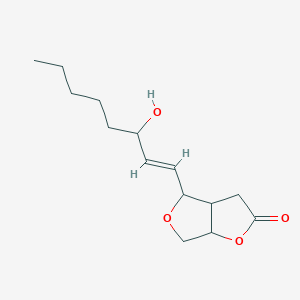 molecular formula C14H22O4 B12911024 4-(3-Hydroxyoct-1-en-1-yl)tetrahydrofuro[3,4-b]furan-2(3H)-one 