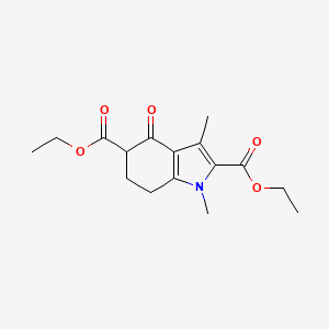 diethyl 1,3-dimethyl-4-oxo-6,7-dihydro-5H-indole-2,5-dicarboxylate